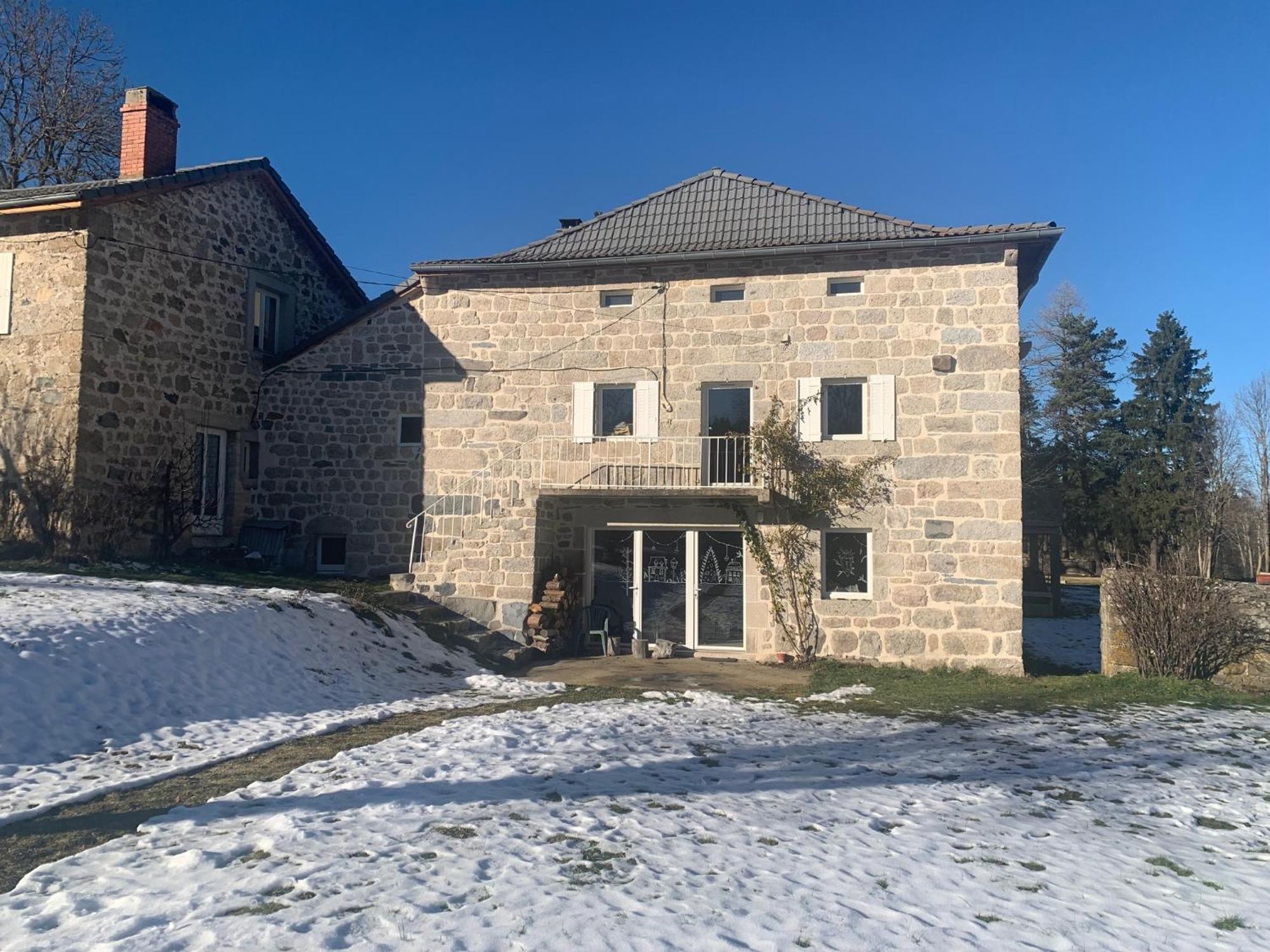 Ferme Au Calme A 15Mn Du Chambon Sur Lignon Villa Saint-Jeures Exteriör bild